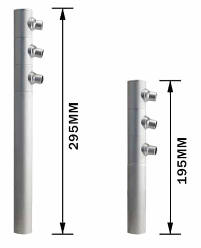 Dimension of 3w led showcase light cabinet light lamp