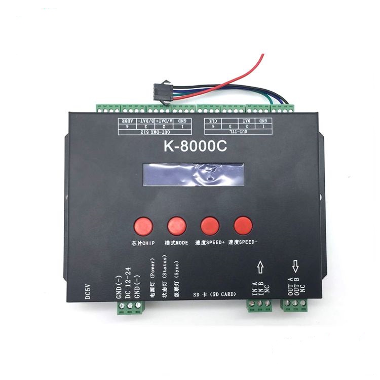 K-8000C controller for facade lighting led pixel lights