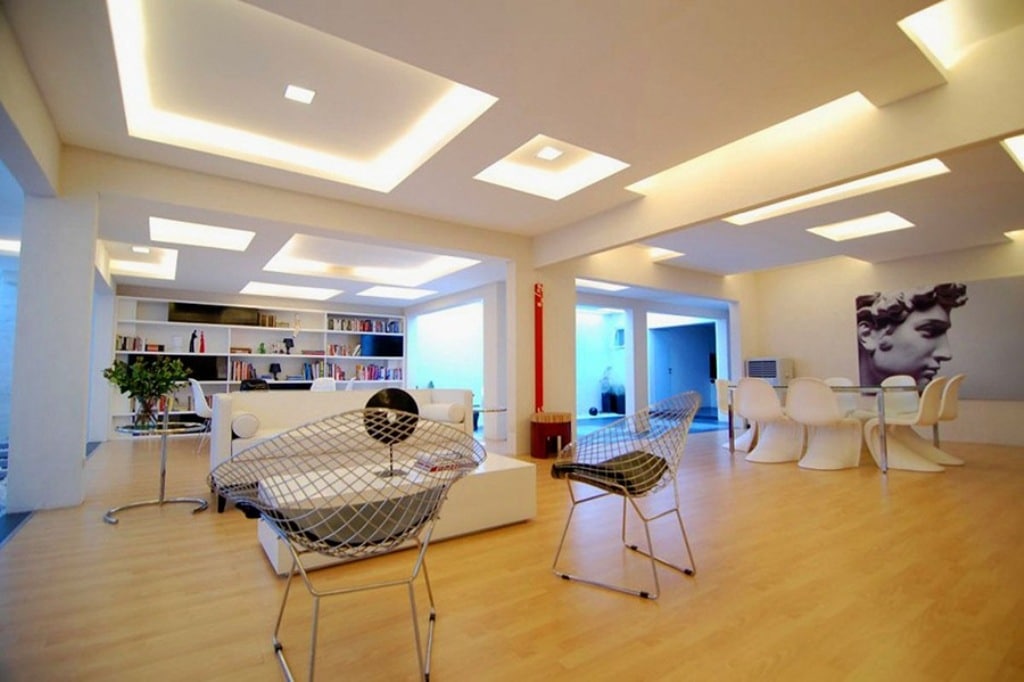 Impressive Ceiling Design Using Modern Led Strip Lighting For Living Room Decorating Ideas With Unique Furniture Pieces Dreaming Complete Solution Provider - Ceiling Living Room Led Strip Lights